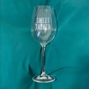 16 oz Kate Spade wine glass - never been used